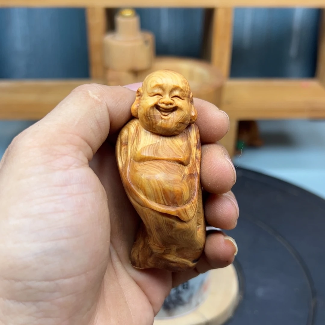 用***9木崖柏木摆件手把件