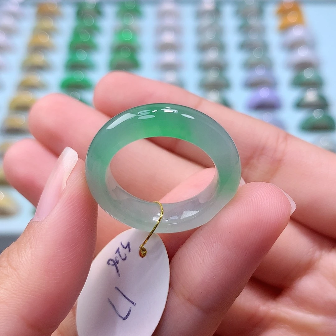 未镶嵌戒指翡翠潇*17圈