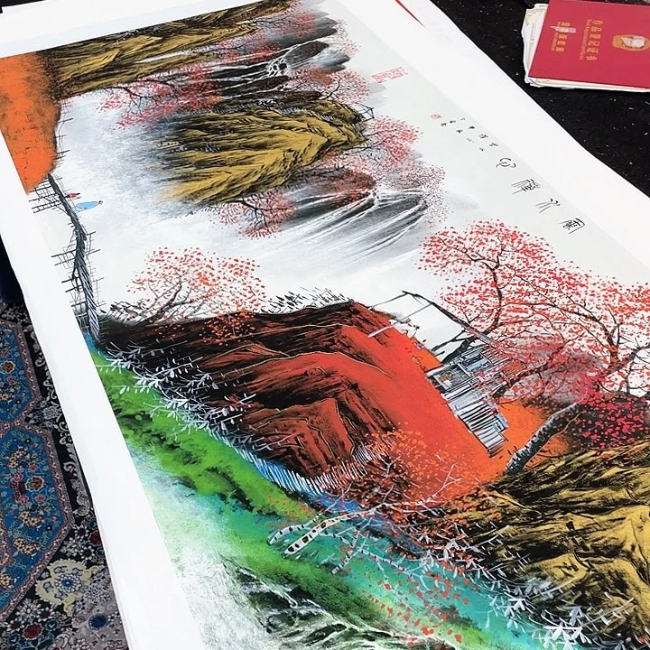 国画书画描金拓染金石传拓手写