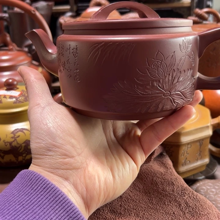 紫砂茶壶紫砂壶收藏起来了！紫砂壶