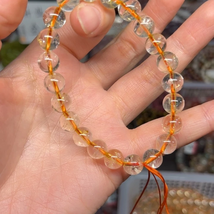 水晶手链未镶嵌黄水晶20