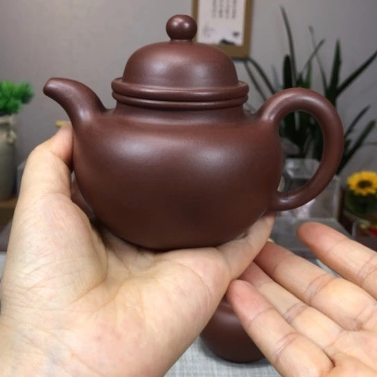 紫砂茶壶精品半手工掇球240cc