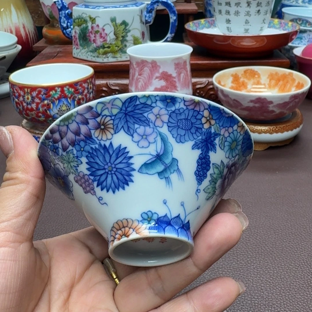 瓷片景德镇仿古手工制作精品展示