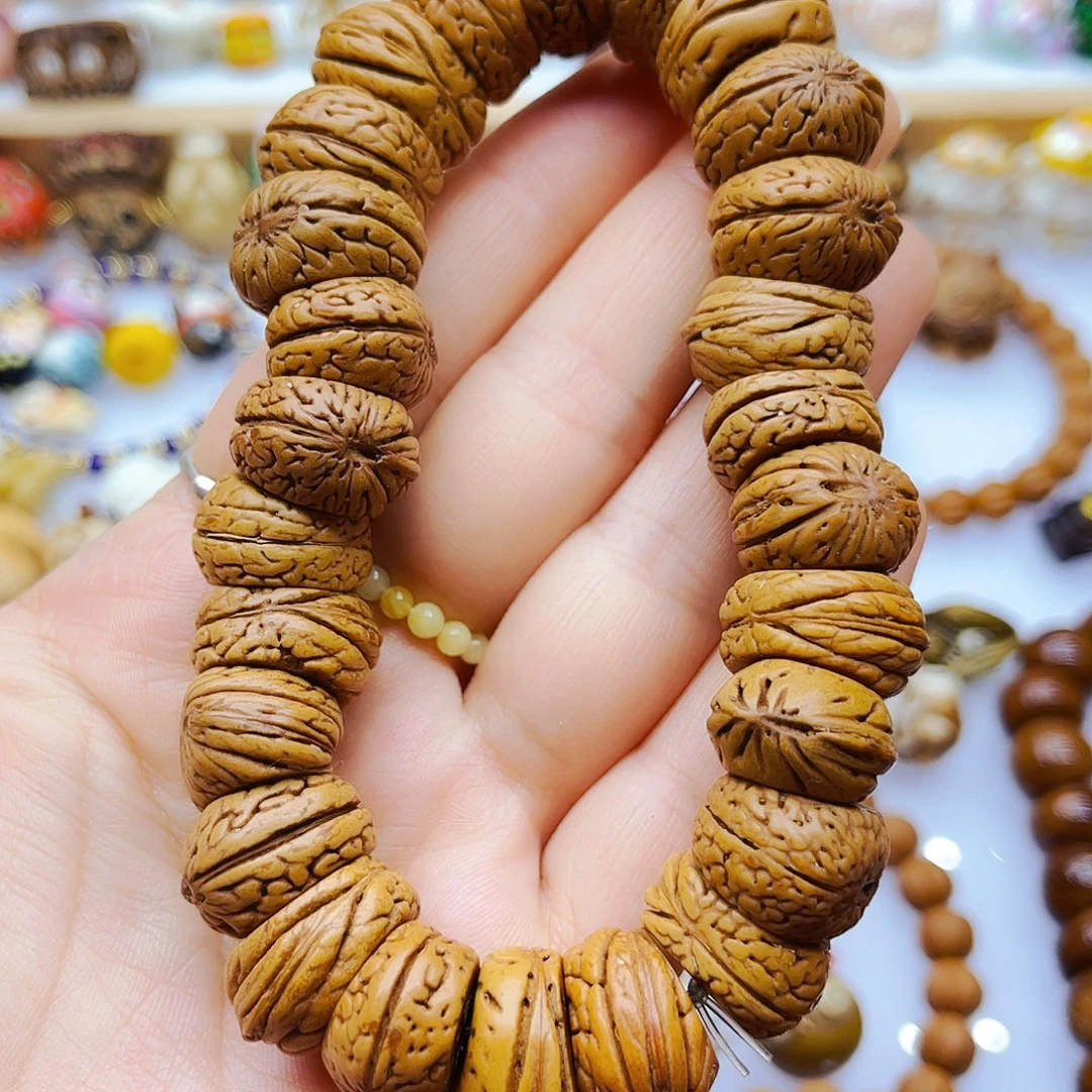 桃核手串手工打磨手链