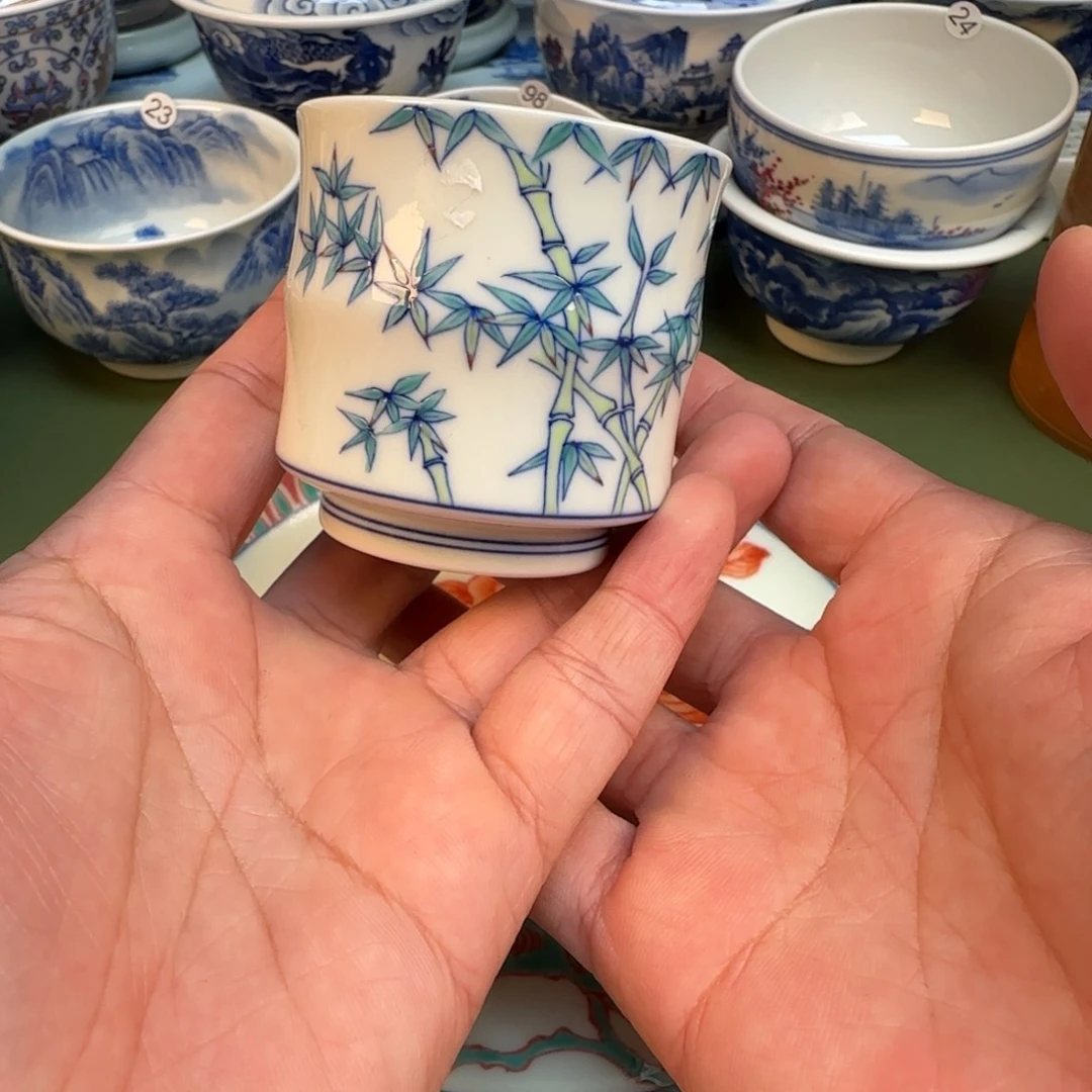 纯手工纯手绘茶具石头25