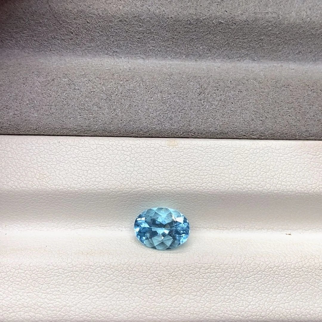 海蓝宝石裸石1.73克拉天然圣玛利亚海蓝宝