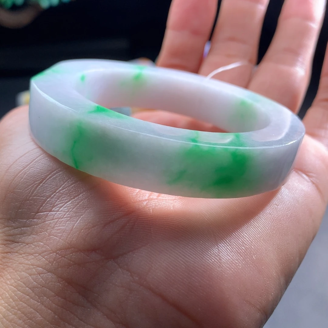 未镶嵌翡翠定制翡翠53-56圈口