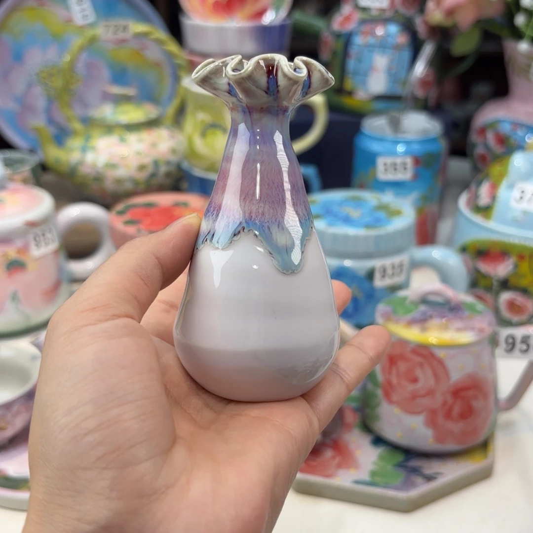 瓷片景德镇手绘高温釉下彩陶瓷茶具