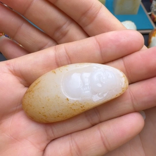 和田玉挂件未镶嵌独****3