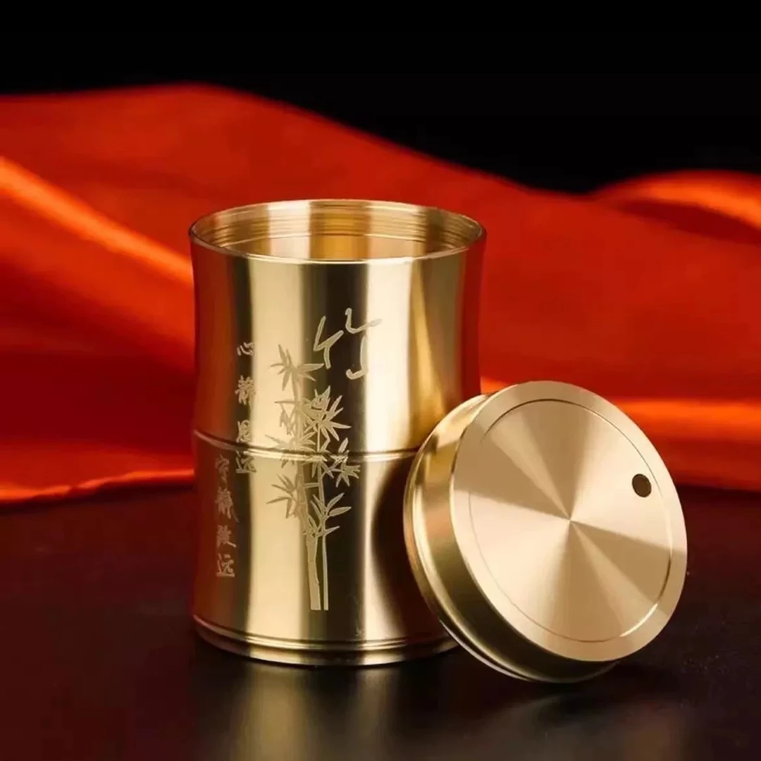 纯黄铜牙签筒LOGO广告餐厅酒店专用饭店高档商用牙签盒