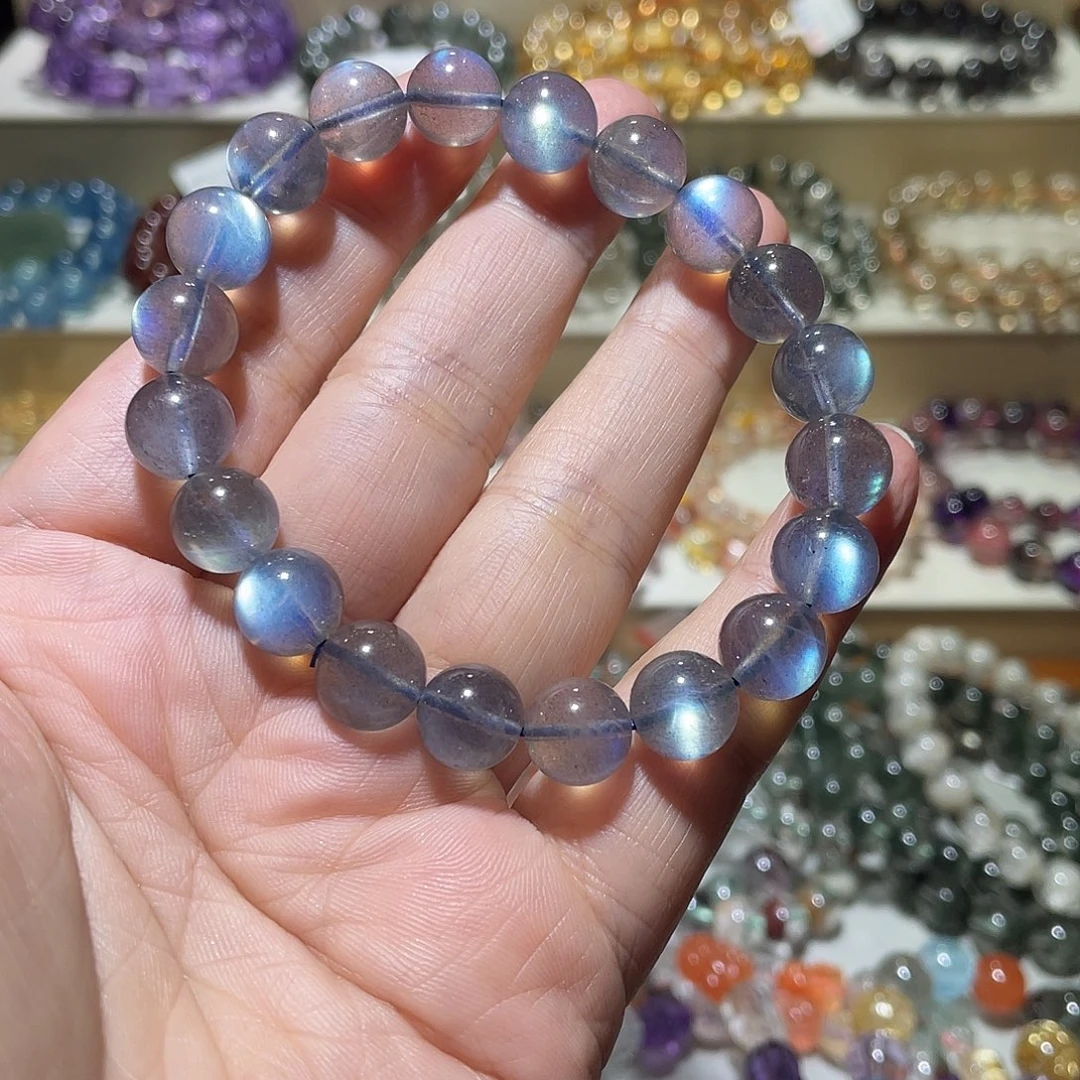 未镶嵌手链拉长石
