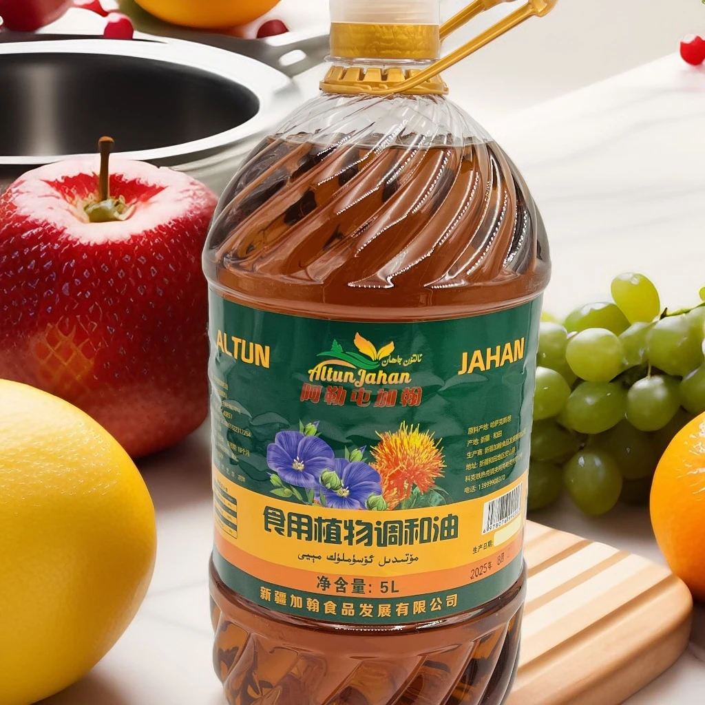 和田食用植物调和油 5Lزىغىر زاغۇن زاراڭزا مۆتىدىل مىيى
