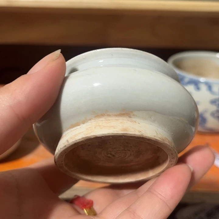 虚***谷茶盏一个影青的小炉子888