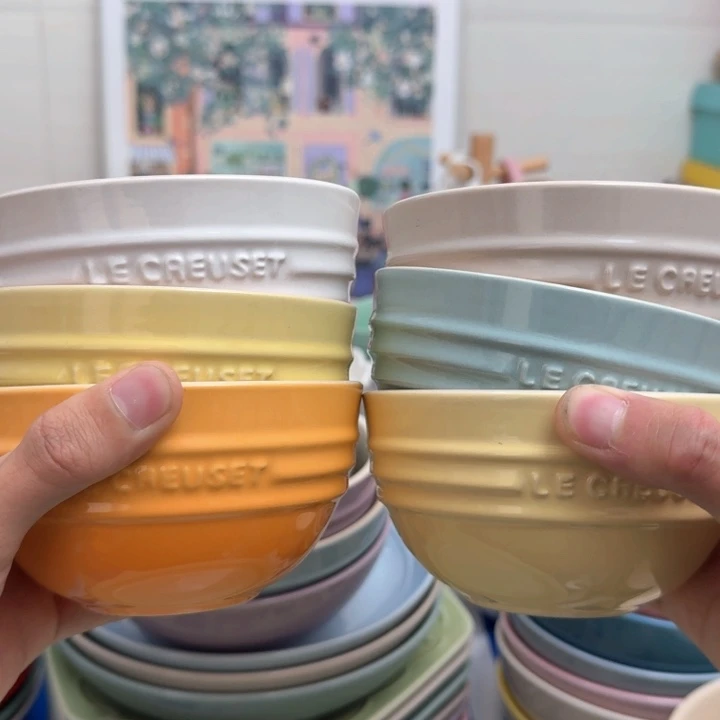 瓷片微瑕6个米饭碗350毫升