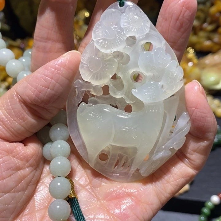 岫玉岫玉吊坠未镶嵌