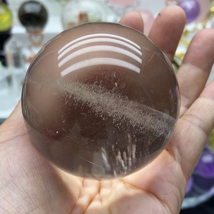 未镶嵌水晶摆件白水晶6.2cm