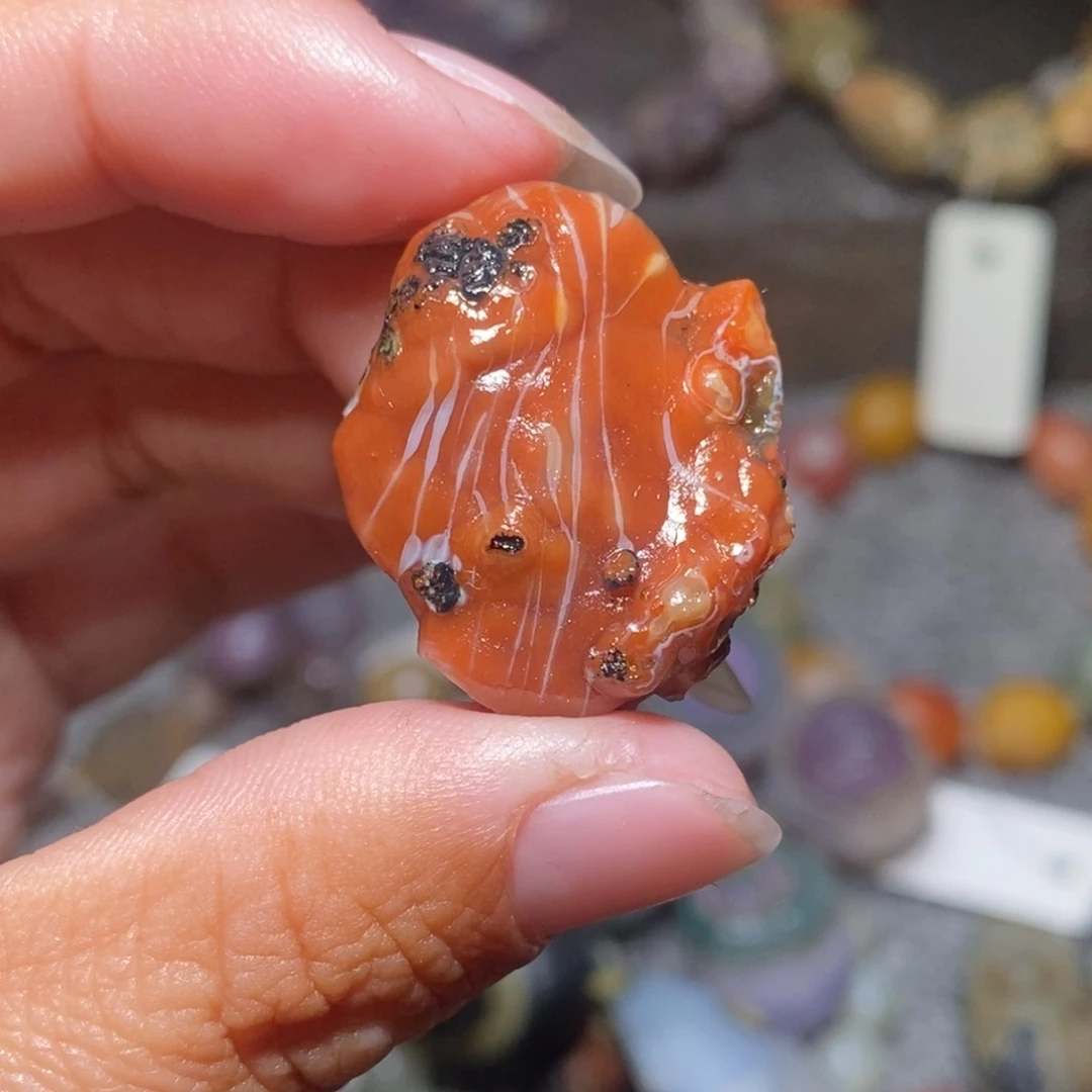 未镶嵌玛瑙/玉髓珠宝半成品