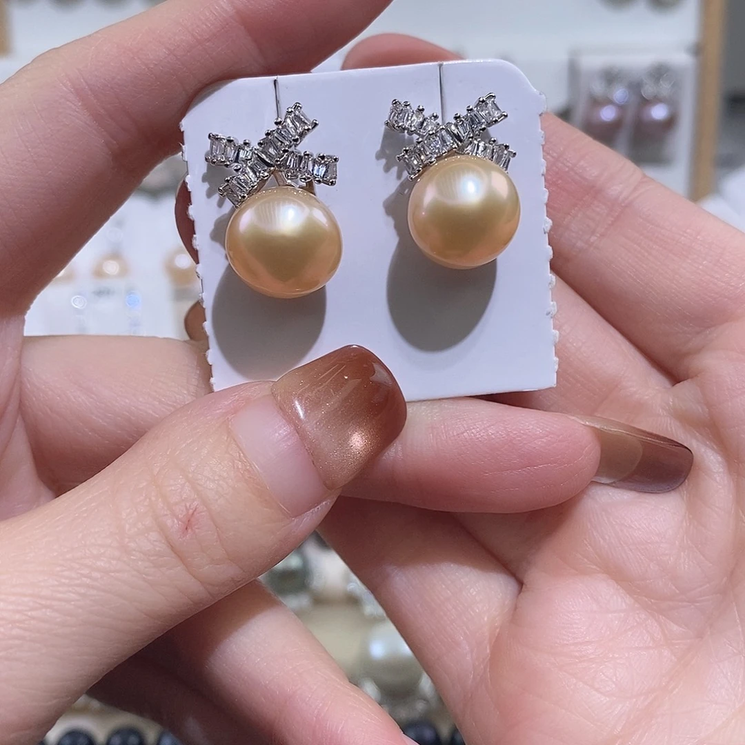 耳饰淡水珍珠未镶嵌w12