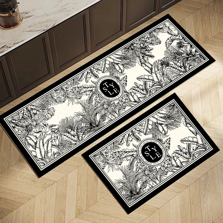 442【45*80+45*160 】硅藻泥家用厨房地垫防滑可擦耐脏加厚垫