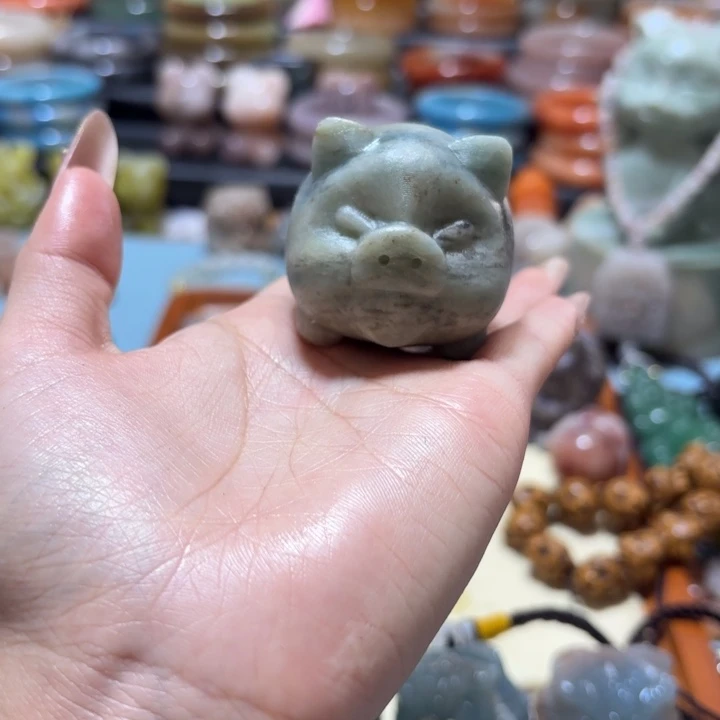 雪***儿石英岩玉合金手链