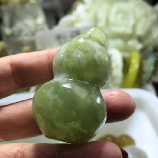 岫玉未镶嵌手把25