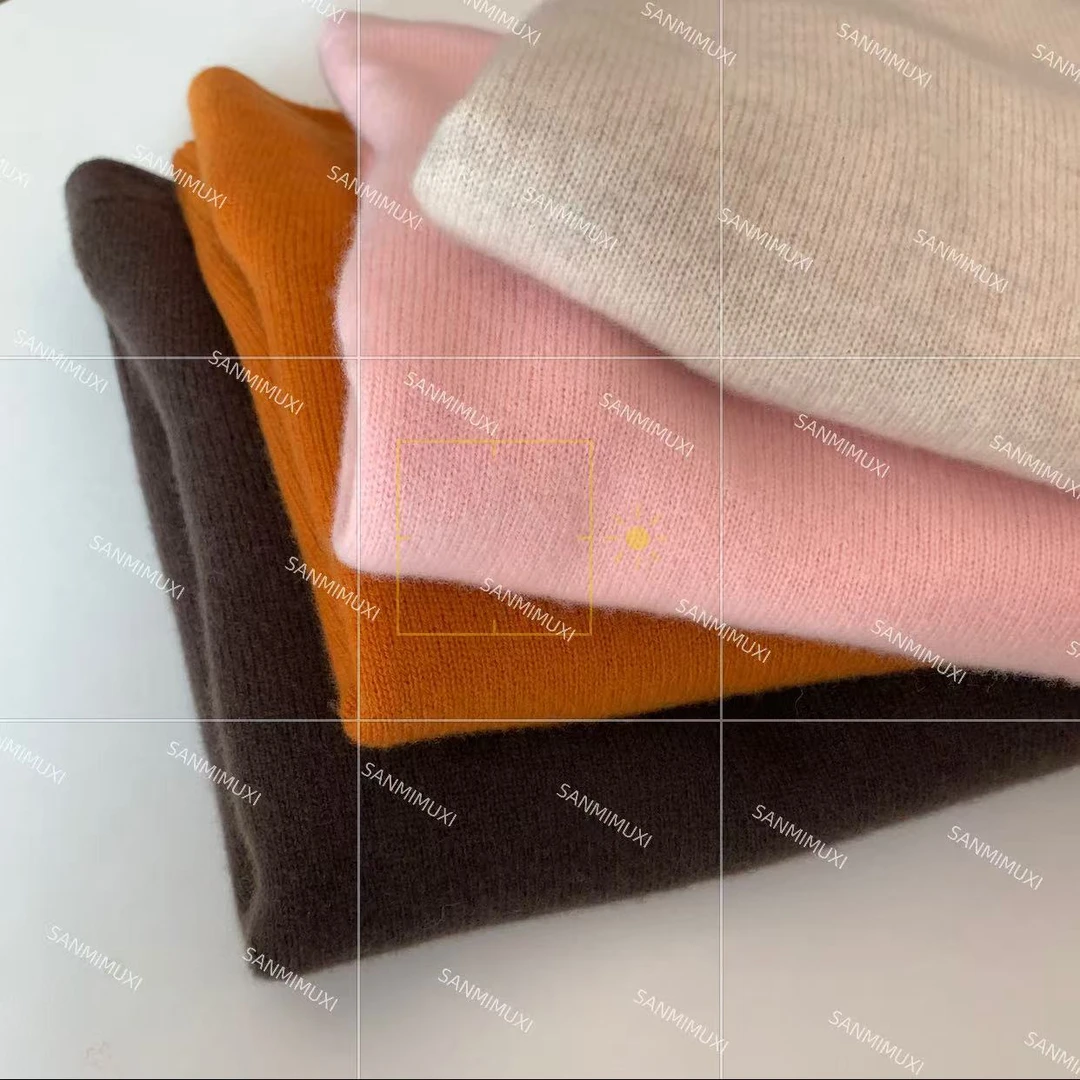 SANMI/叁米  【加州日落】圆领100羊毛毛衣  18150