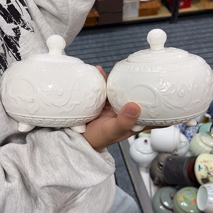 茶叶罐陶瓷家用储物罐瑕疵福利品介意勿拍