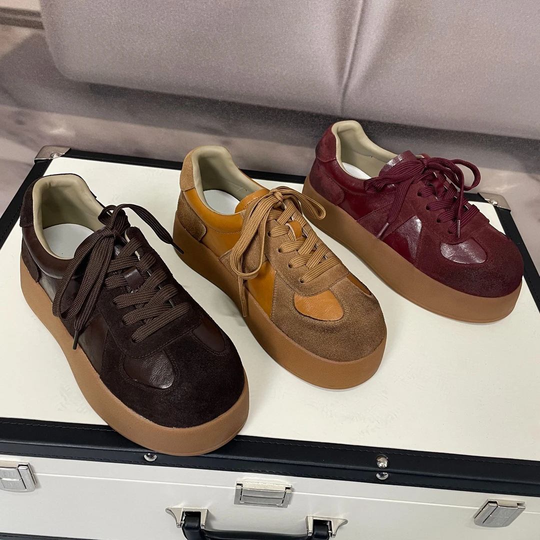 8632法娜微高端定制女鞋秋季休闲板鞋板鞋低帮