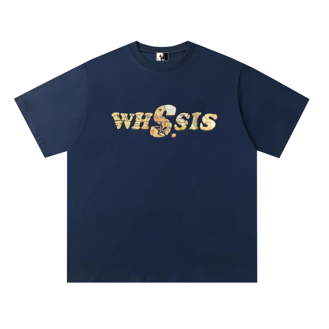 STA X WHOOSIS（不知其名）联名款纯棉短袖男女情侣宽松休闲美式潮