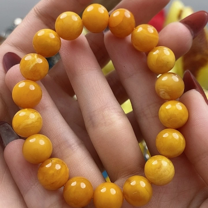 琥珀手链未镶嵌手串