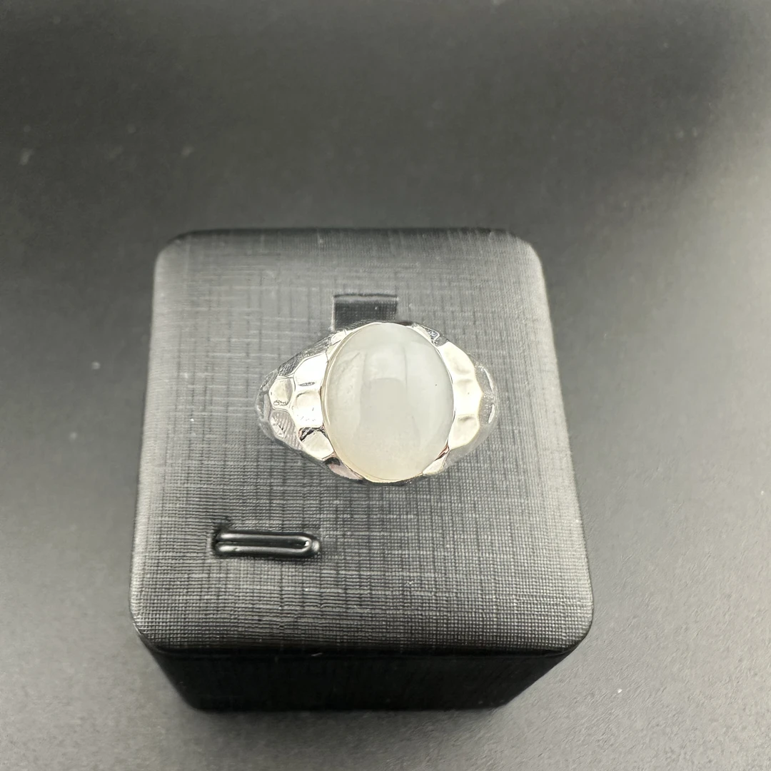 BY1216FYBJ标026 北玉精选 和田玉戒指 多样性发货