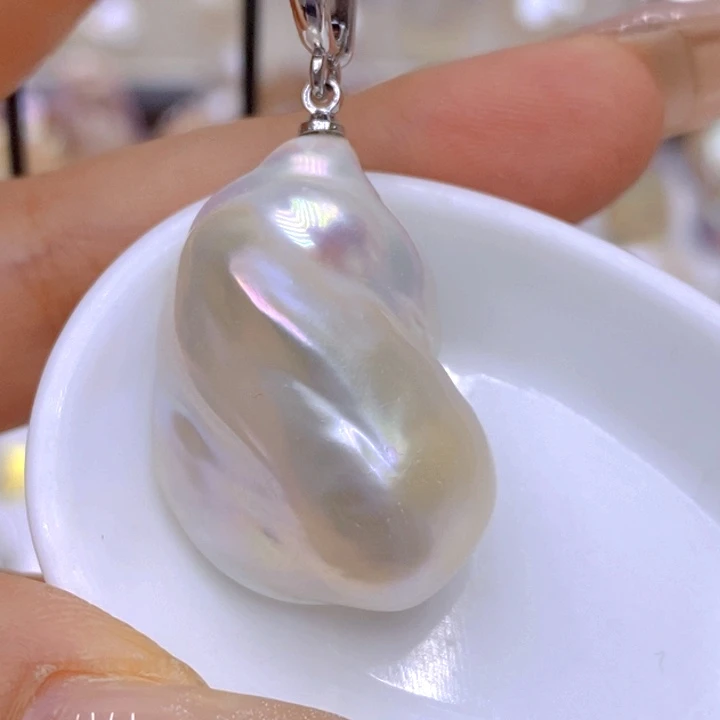 淡水珍珠未镶嵌吊坠(赠链)