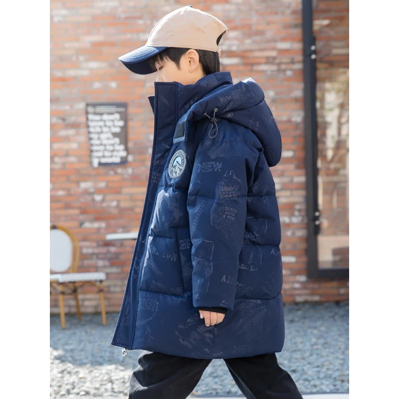 YeeHoO英氏童装儿童羽绒服男童2025新款洋气冬季中大童加厚男孩