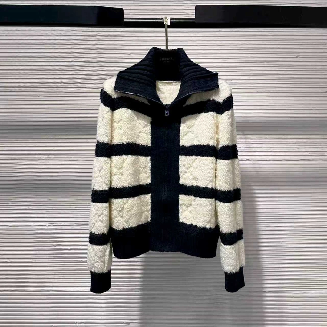 【Da Yang】25女毛针织衫条纹针织衫百搭上衣毛衣B325