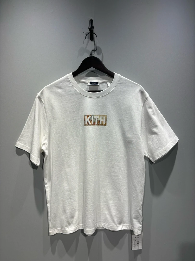 未使用 DIOR/迪奥 KITH box logo纯色短袖/m码/0164