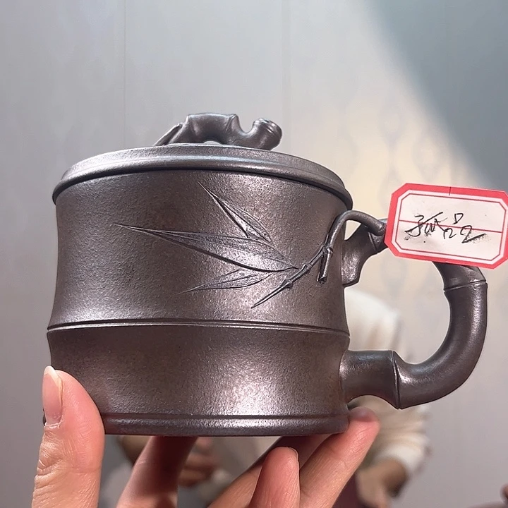 紫砂茶杯原矿紫砂杯