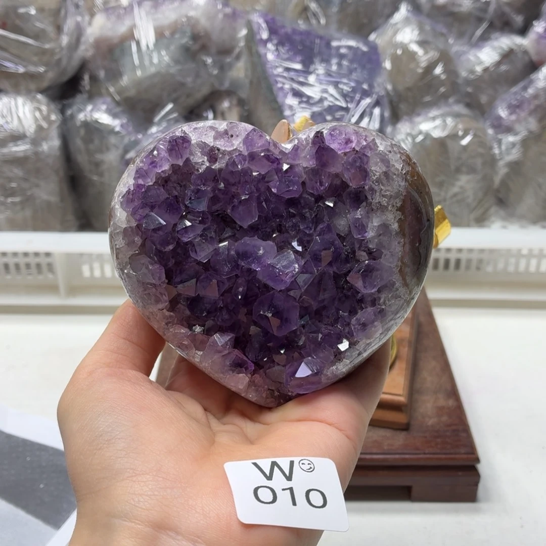 未镶嵌紫晶摆件紫水晶