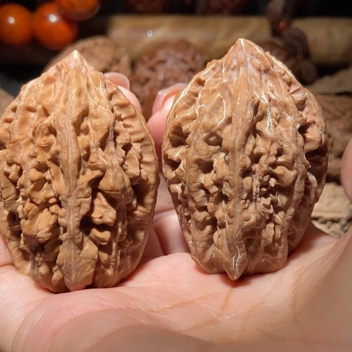 把件文玩核桃东北楸子小雪21