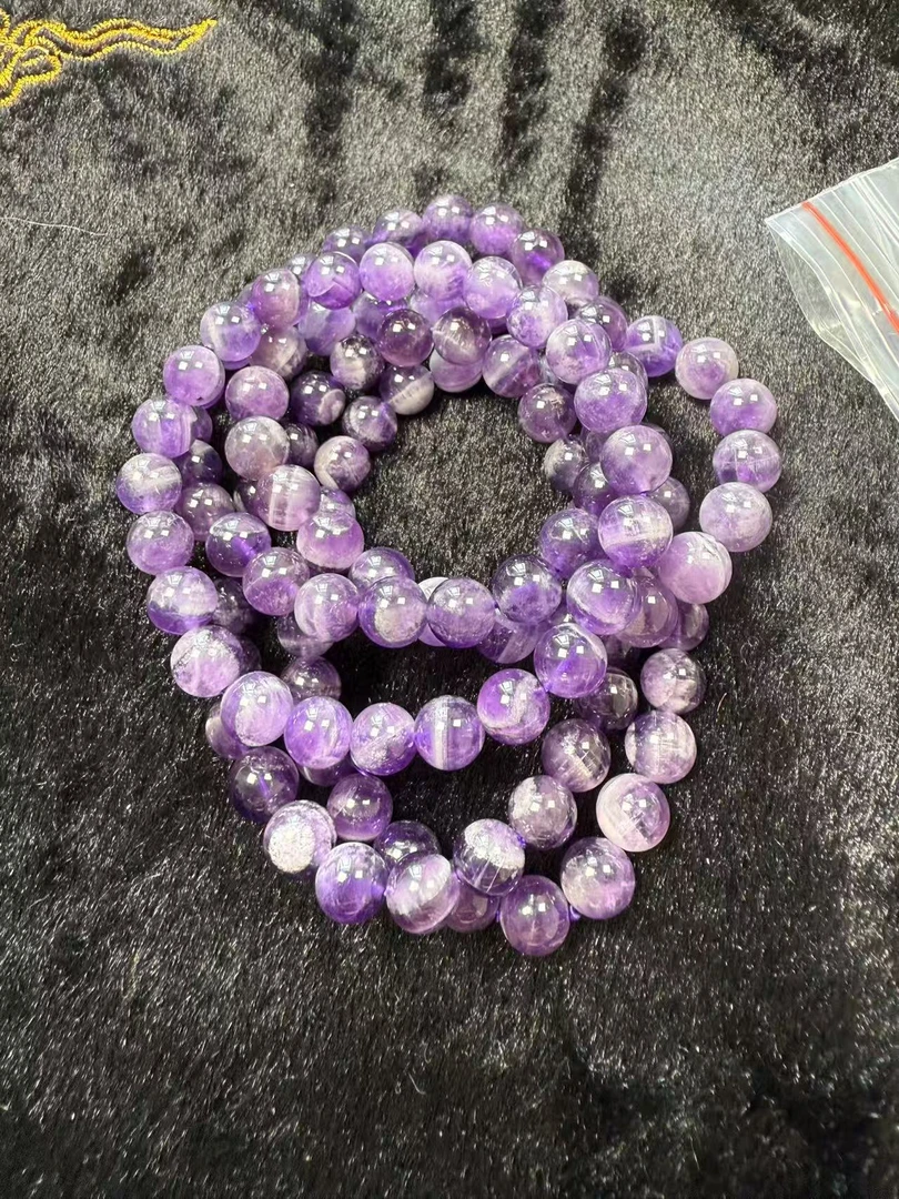 【鸿运晶阁】梦幻紫晶手串  多样性发其一  a27