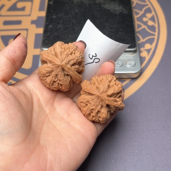 文玩核桃把件39大粗筋