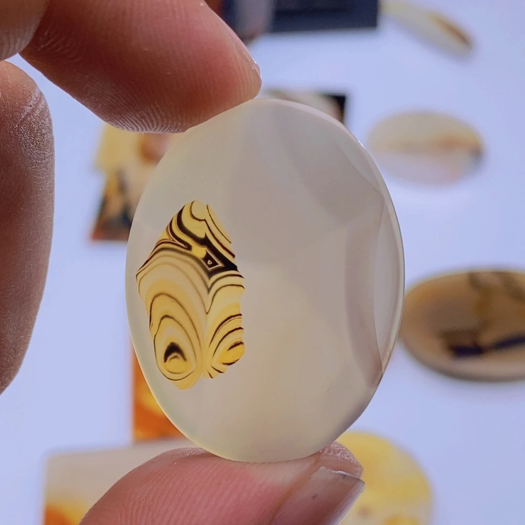 玛瑙/玉髓未镶嵌吊坠(不含链)414