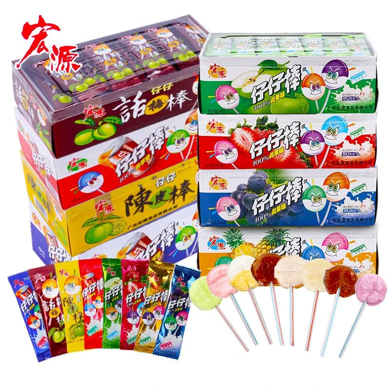 仔仔棒水果味棒棒糖怀旧儿童糖果童年解馋小零食休闲小吃散装批发