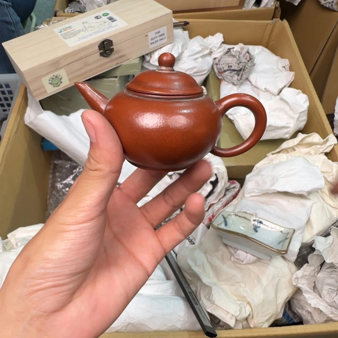 紫砂陶瓷孤品单件车里拍