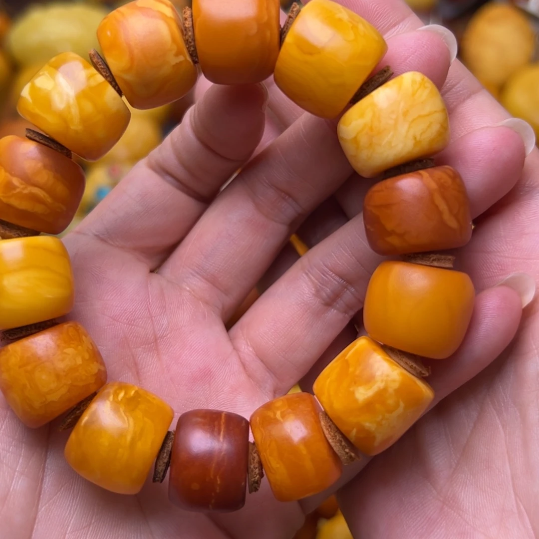 蜜蜡未镶嵌珠宝奇石17至18