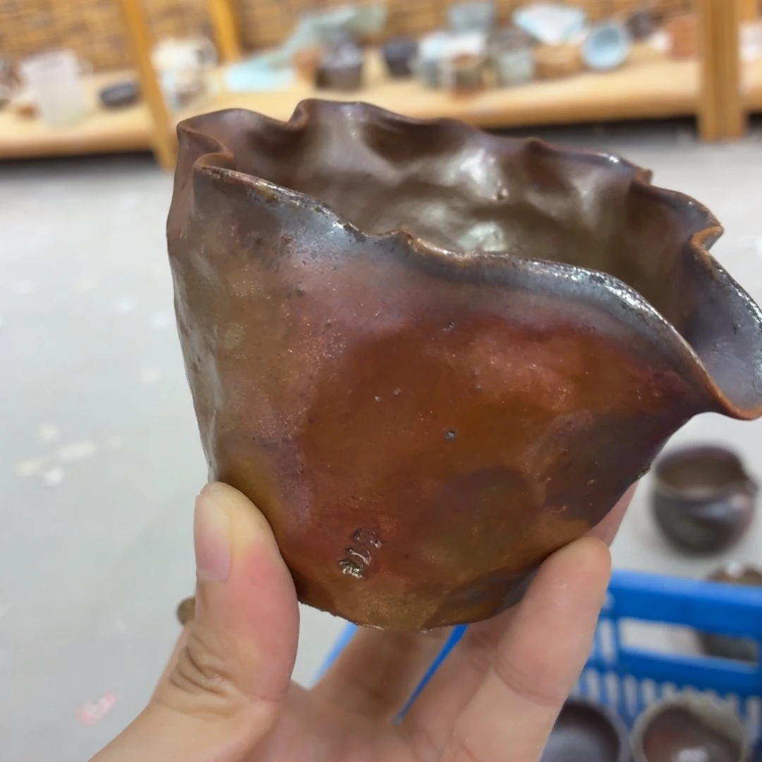 陶园柴烧精品好货783泥纹