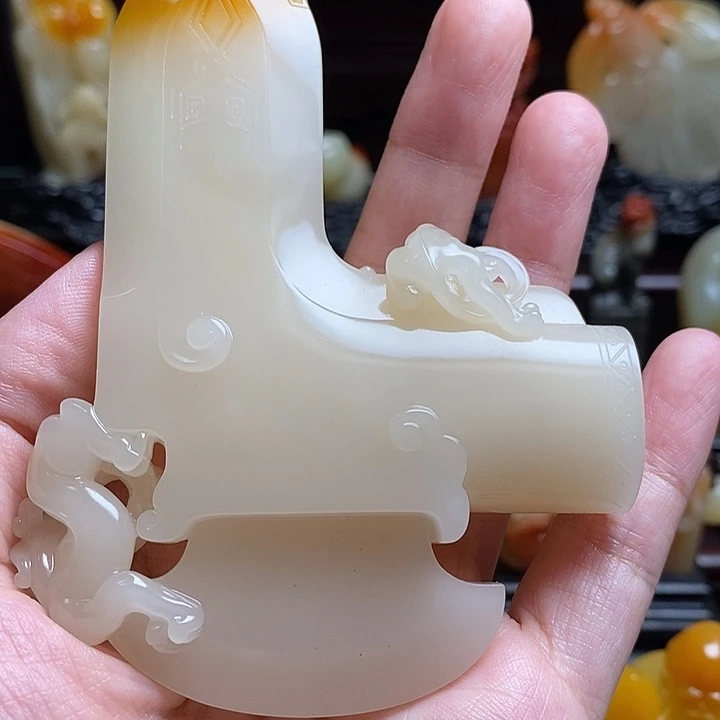 寿山石寿山结晶汶洋石摆件