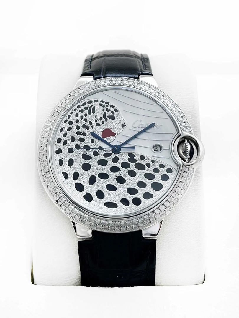 99新 Cartier/卡地亚 云时臻品/蓝气球系列/单表/后钻/42mm