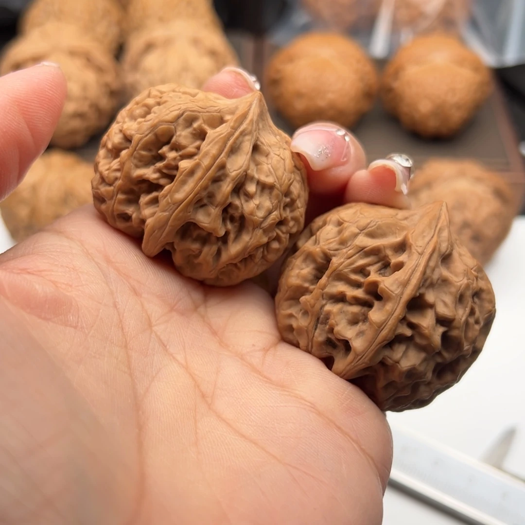 文玩核桃把件火苗40