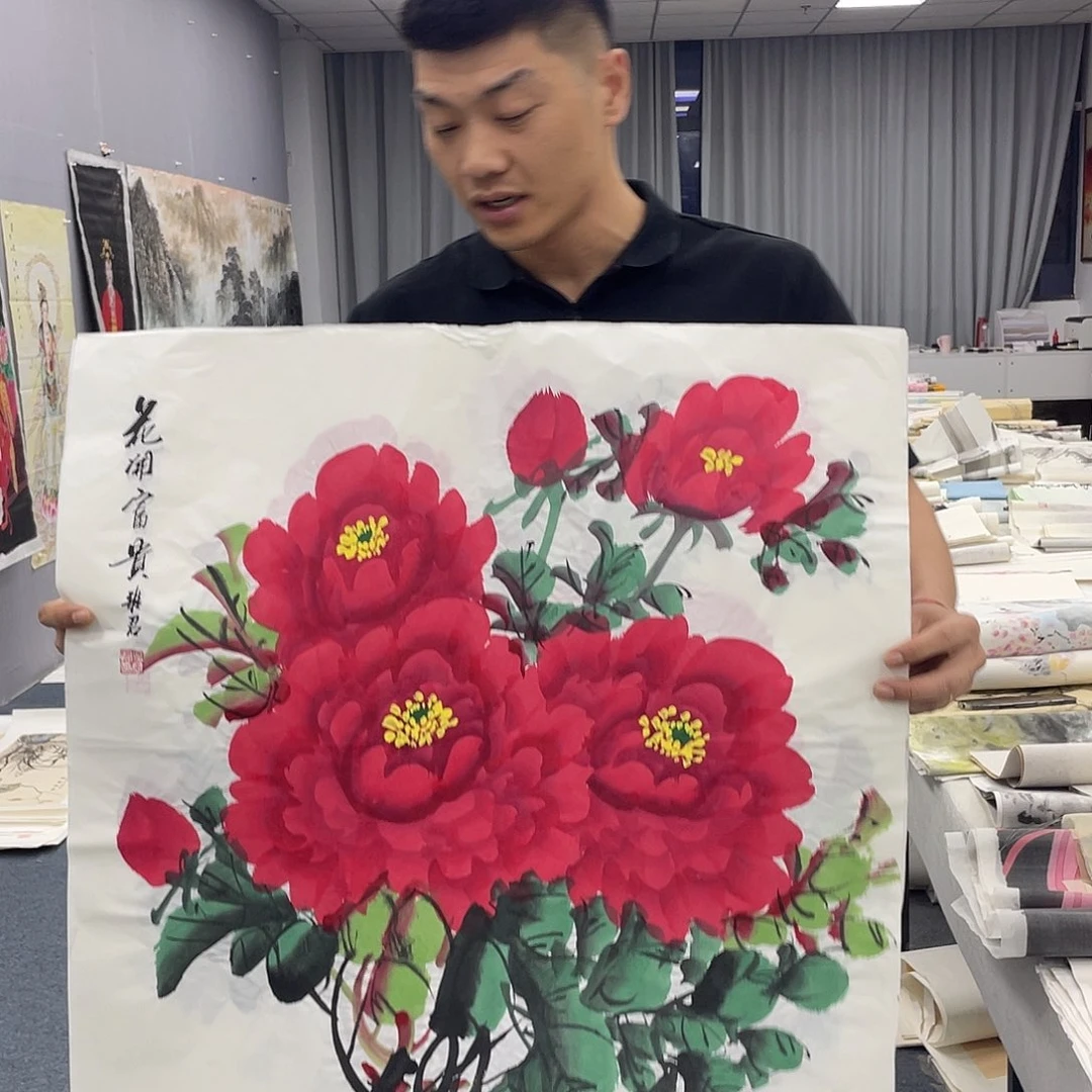 国画纯手绘字画宣纸