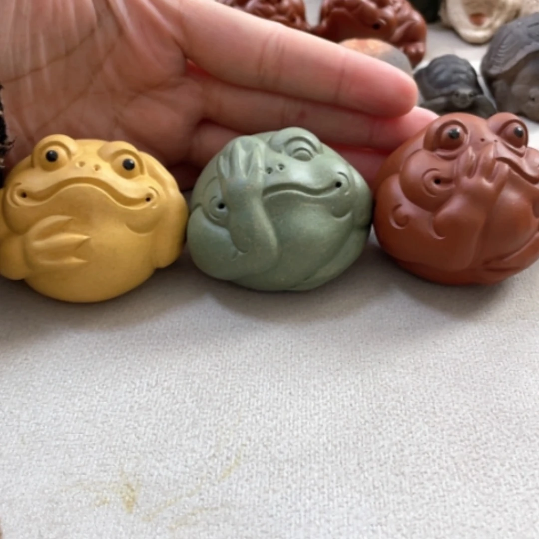 【闪购商品】紫砂茶宠铃*紫砂金蟾